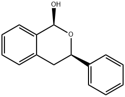 1H-2-Benzopyran-1-ol,3,4-dihydro-3-phenyl-,cis-(9CI) Structure