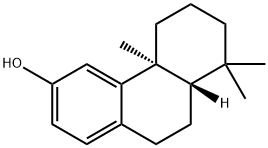 (4bS)-4b,5,6,7,8,8aβ,9,10-オクタヒドロ-4bα,8,8-トリメチルフェナントレン-3-オール 化学構造式