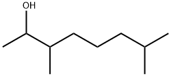 3,7-ジメチル-2-オクタノール 化学構造式