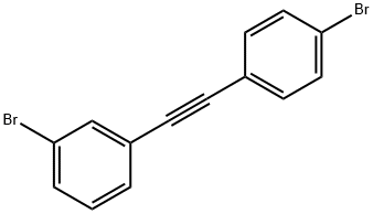 1-BROMO-3-[2-(4-BROMOPHENYL)ETHYNYL]BENZENE Structure