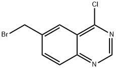 6-(BROMOMETHYL)-4-CHLOROQUINAZOLINE Struktur