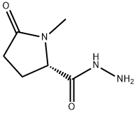 L-Proline, 1-methyl-5-oxo-, hydrazide (9CI) Struktur