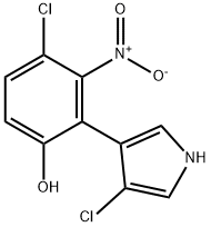 氧硝吡咯菌素,15345-51-4,结构式
