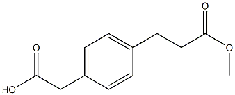 Benzenepropanoic acid, 4-(carboxymethyl)-, -alpha--methyl ester (9CI) 结构式