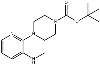 4-(3-METHYLAMINO-PYRIDIN-2-YL)-PIPERAZINE-1-CARBOXYLIC ACID TERT-BUTYL ESTER 结构式