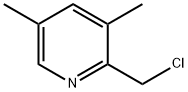 3,5-DIMETHYL-2-CHLOROMETHYLPYRIDINE 化学構造式