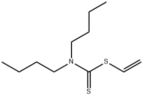 N,N-Di(butyl)dithiocarbamic acid vinyl ester Struktur