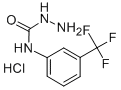 N-(3-(三氟甲基)苯基)肼甲酰胺盐酸盐 结构式