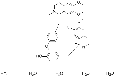 6,6',7-トリメトキシ-2,2'-ジメチルオキシアカンタン-12'-オール/塩酸 化学構造式