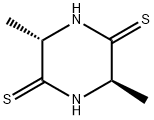 2,5-Piperazinedithione,3,6-dimethyl-,trans-(9CI) 结构式