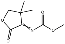 Carbamic  acid,  (dihydro-4,4-dimethyl-2-oxo-3(2H)-furanylidene)-,  methyl  ester  (9CI) Structure