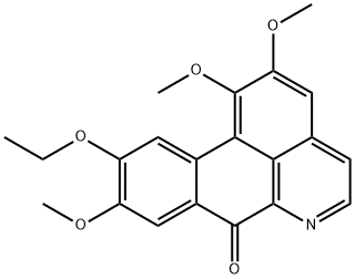 10-Ethoxy-1,2,9-trimethoxy-7H-dibenzo[de,g]quinolin-7-one Structure