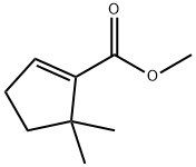 1-Cyclopentene-1-carboxylicacid,5,5-dimethyl-,methylester(9CI) Structure