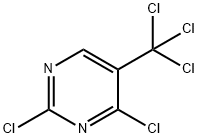 2,4-Dichloro-5-trichloromethylpyrimidine Struktur