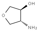 3-Furanol,4-aminotetrahydro-,(3S,4R)-(9CI) Struktur