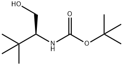 N-BOC-(S)-(+)-TERT-ロイシノール 化学構造式