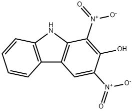 2-HYDROXY-1,3-DINITROCARBAZOLE Struktur