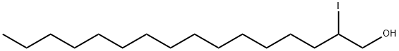 2-iodohexadecan-1-ol Struktur