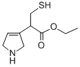 1H-Pyrrole-3-acetic acid, 2,5-dihydro-alpha-(mercaptomethyl)-, ethyl e ster Structure