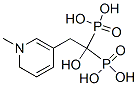 2-(N-Methyl-3-pyridinyl)-1-hydroxyethylidene bisphosphonic acid Structure
