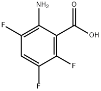 2-氨基-3,5,6-三氟苯甲酸, 153704-09-7, 结构式