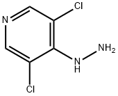 1-(3,5-DICHLORO-4-PYRIDYL)HYDRAZINE Struktur