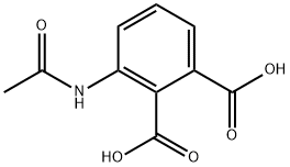 3-acetamidophthalic acid Struktur