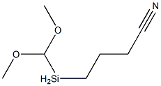 3-シアノプロピルメチルジメトキシシラン 化学構造式
