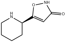 3(2H)-Isoxazolone,5-(2-piperidinyl)-,(R)-(9CI) Struktur