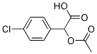 2-乙酰氧基-2-(4-氯苯基)乙酸, 153750-10-8, 结构式