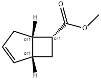 Bicyclo[3.2.0]hept-2-ene-6-carboxylic acid, methyl ester, (1alpha,5alpha,6beta)- (9CI) Structure