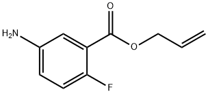Benzoic acid, 5-amino-2-fluoro-, 2-propenyl ester (9CI) 结构式