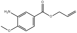 Benzoic acid, 3-amino-4-methoxy-, 2-propenyl ester (9CI) 结构式