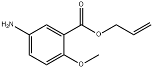 Benzoic acid, 5-amino-2-methoxy-, 2-propenyl ester (9CI),153775-10-1,结构式