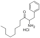 3-Undecanone, 2-amino-1-phenyl-, hydrochloride, (+-)- 结构式