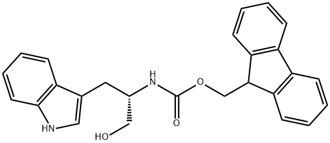 FMOC-L-TRYPTOPHANOL Struktur