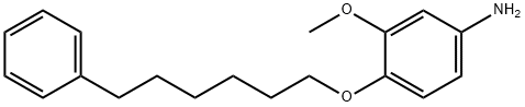 3-methoxy-4-(6-phenylhexoxy)aniline 化学構造式