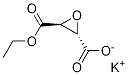 (2S-反式)-2,3-环氧乙烷二羧酸单乙酯钾盐, 153831-86-8, 结构式