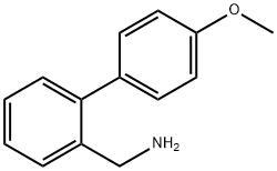 4'-甲氧基联苯基-2-甲胺 结构式