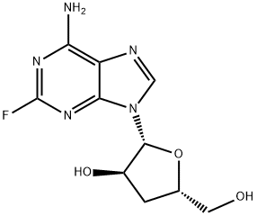 2-FLUORO-3'-DEOXYADENOSINE Struktur