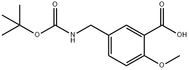 153903-13-0 5-(BOC-AMINO)METHYL-2-METHOXY-BENZOIC ACID