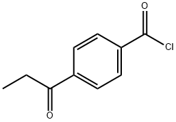 Benzoyl chloride, 4-(1-oxopropyl)- (9CI) Structure