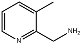(3-メチル-2-ピリジニル)メタンアミン 化学構造式