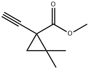 153943-63-6 Cyclopropanecarboxylic acid, 1-ethynyl-2,2-dimethyl-, methyl ester (9CI)