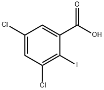 3,5-DICHLORO-2-IODO-BENZOIC ACID 结构式