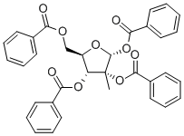 D-リボフラノース 化学構造式