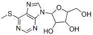 2-(hydroxymethyl)-5-(6-methylsulfanylpurin-9-yl)oxolane-3,4-diol Struktur