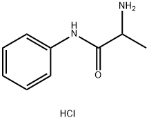 2-氨基-N-苯基丙酰胺盐酸, 153973-14-9, 结构式