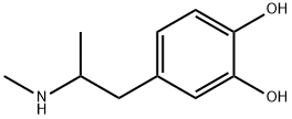 N-METHYL-3,4-DIHYDROXYAMPHETAMINEHYDROCHLORIDE 化学構造式