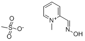 2-PYRIDINEALDOXIME METHYL METHANESULFONATE|磷定甲磺酸酯